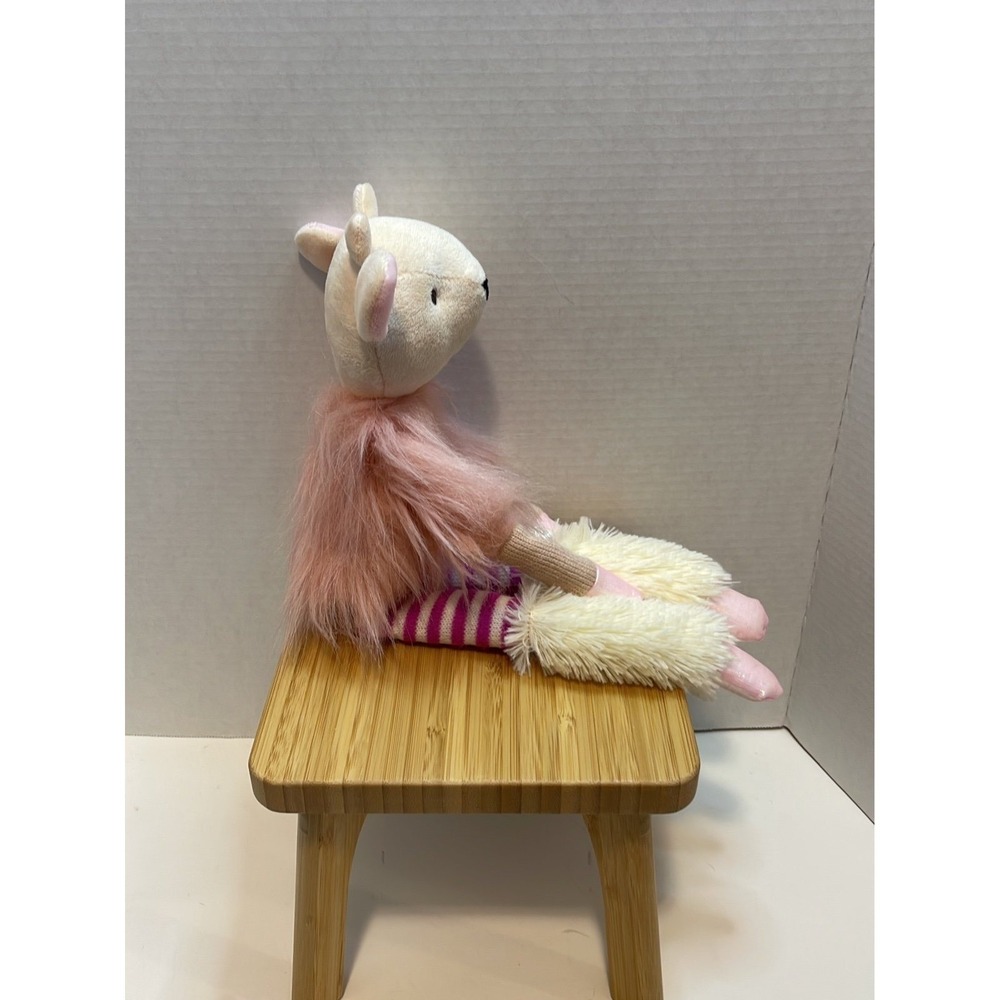Manhattan Toy Company pink reindeer fur plush - Picture 4 of 7